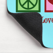 Tapis De Souris Travail social d'amour de paix (Coin)