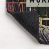 Tapis De Souris Travailler d'hommes (Coin)