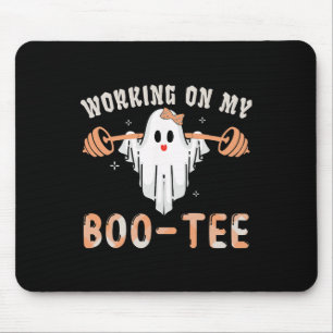 Tapis De Souris Travailler Mon Ghost Boo Gym Boo Gym Éffrayant Fun