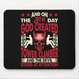 Tapis De Souris Travailleur de tour de téléphonie mobile équipemen