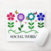 Tapis De Souris Travailleur social (Avec souris)