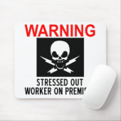 Tapis De Souris Travailleur soumis à une contrainte (Avec souris)