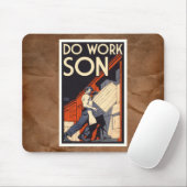 Tapis De Souris travaillez le fils (Avec souris)
