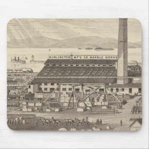 Tapis De Souris Travaux de marbre de la Burlington Manufacturing C