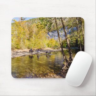 Tapis De Souris Traverser La Mousepad De La Rivière Buffalo