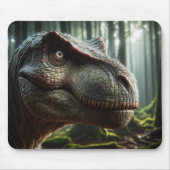Tapis De Souris Traverser le temps : T-Rex dans la forêt (Devant)
