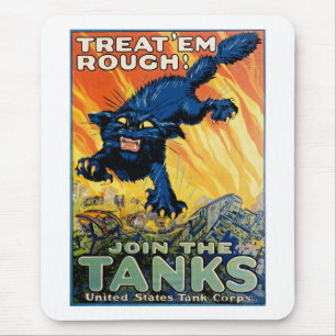 Tapis De Souris Treat 'em Rough - Join the Tanks