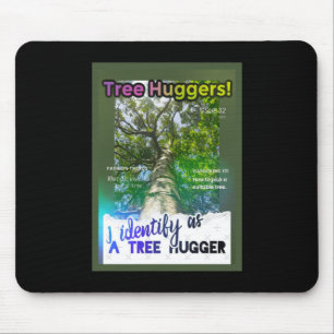 Tapis De Souris Tree Huggers Extraordinaire. Couverture de zine