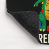 Tapis De Souris Tree Rex Funny Dinosaur Christmas  (Coin)