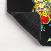 Tapis De Souris Tree Rex ! Paléontologue de Noël drôle (Coin)