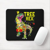Tapis De Souris Tree Rex ! Paléontologue de Noël drôle (Avec souris)