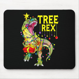 Tapis De Souris Tree Rex ! Paléontologue de Noël drôle 