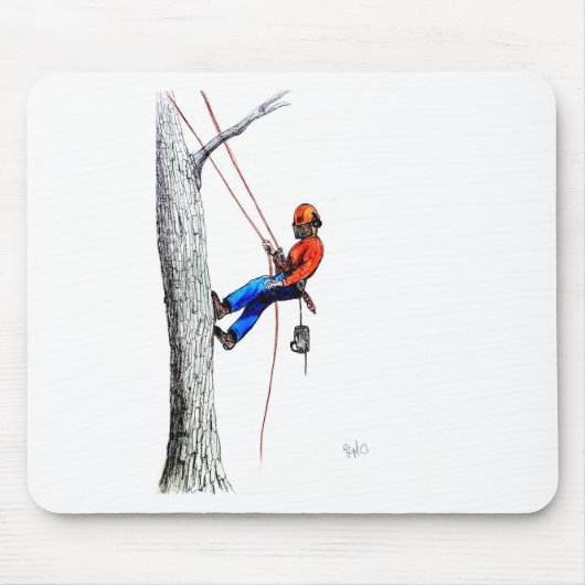Tapis De Souris Tree Surgeon Arborist (Devant)