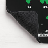 Tapis De Souris Trèfle à quatre feuilles de maths drôle Professeur (Coin)