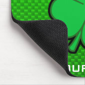 Tapis De Souris Trèfle de feuille du vert quatre (Coin)
