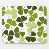 Tapis De Souris Trèfle vert dans une variété de nuances (Devant)
