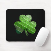 Tapis De Souris Trèfle vert subtil anti-Trump de la Saint-Patrick (Avec souris)