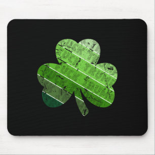 Tapis De Souris Trèfle vert subtil anti-Trump de la Saint-Patrick