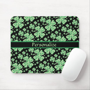 Tapis De Souris Trèfles à quatre feuilles personnalisés