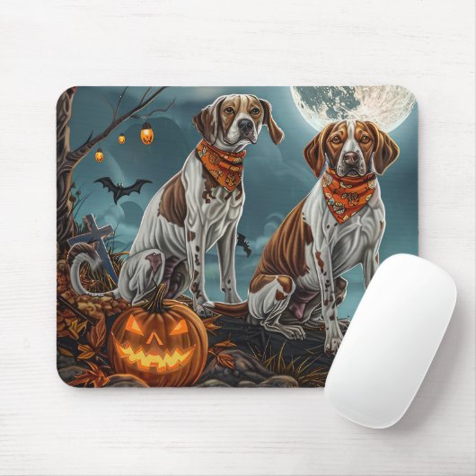 Tapis De Souris Treking Walker Halloween Éffrayant (Avec souris)