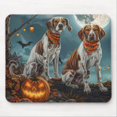 Tapis De Souris Treking Walker Halloween Éffrayant (Devant)