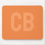 Tapis De Souris Trend Color Fresh Tangerine Mousepad<br><div class="desc">Voici la couleur printanière tendance : Tangerine fraîche. Mousepad moderne et élégant avec monogramme à deux lettres personnalisable dans une police minimaliste. Son design simple et épuré dans une couleur solide offre un charme intemporel et classique. Découvrez nos couleurs printanières tendance pour plus de produits dans la même couleur ou...</div>