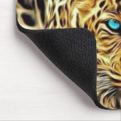 Tapis De Souris Trending Leopard Blue Eyes Mousepad (Coin)