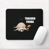 Tapis De Souris Trendy Funny Trashed Panda Drunk Raccoon Lovers Me (Avec souris)