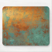 Tapis De Souris Trendy Rich Copper Patina Metallic (Devant)