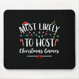 Tapis De Souris Très Probable D'Accueillir Jeux De Noël Amusants F