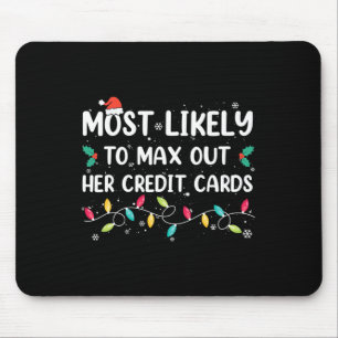 Tapis De Souris Très Probable De Sortir Ses Cartes De Crédit Noël