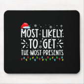 Tapis De Souris Très Probable D'Obtenir La Famille La Plus Présent (Devant)