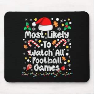 Tapis De Souris Très Susceptible de Regarder Tous les Matchs de Fo