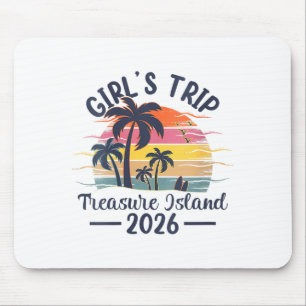 Tapis De Souris Trésor des femmes île des filles voyage 2026 vinta