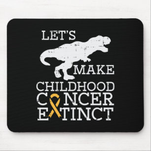 Tapis De Souris Trex Cancer de l'enfant Dinosaure de sensibilisati