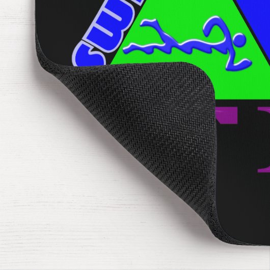 Tapis De Souris TRI conception de PYRAMIDE de course de vélo de (Coin)