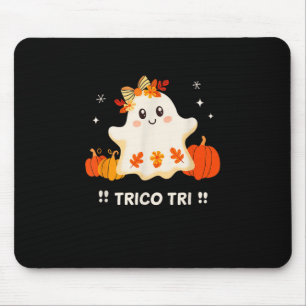 Tapis De Souris Tri Mignon Halloween Fantôme Mexicain Spanglish Ép
