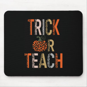 Tapis De Souris Tri Ou Enseigner L'École D'Halloween Classe Automn