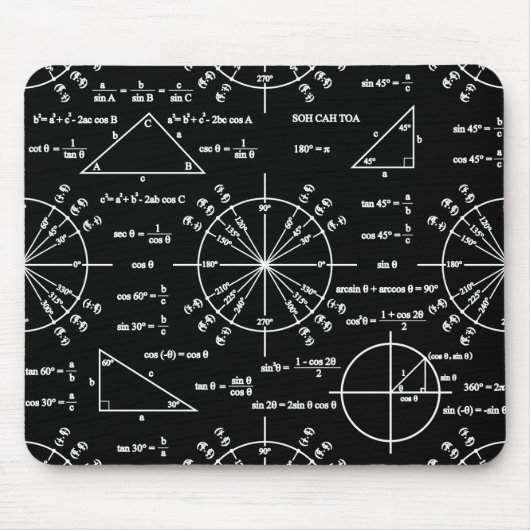 Tapis De Souris Triage et triangles (Devant)