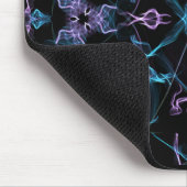 Tapis De Souris Triangle bleu et violet Mandala (Coin)