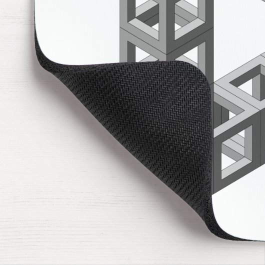 Tapis De Souris Triangle impossible d'illusion optique (Coin)