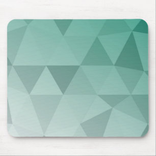 Tapis De Souris Triangles Abstraits Motif sans soudure - Vert