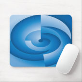 Tapis De Souris Triangles bleus tournant (Avec souris)