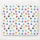 Tapis De Souris Triangles Boho (Devant)