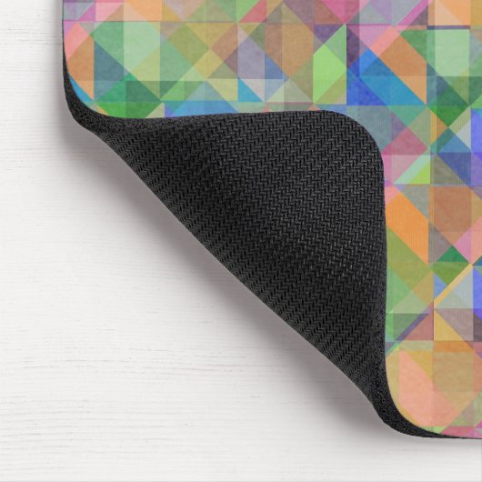 Tapis De Souris triangles cool carré formes superposées (Coin)