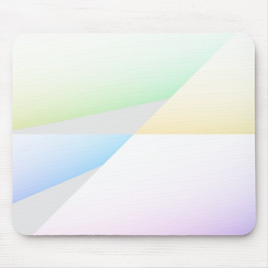 Tapis De Souris Triangles Pastel (Devant)
