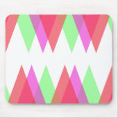 Tapis De Souris Triangles rouge et vert (Devant)