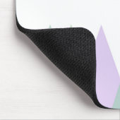 Tapis De Souris Triangles vert et lilas (Coin)
