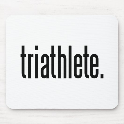 Tapis De Souris Triathlete. (Devant)