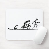 Tapis De Souris Triathlon (Avec souris)